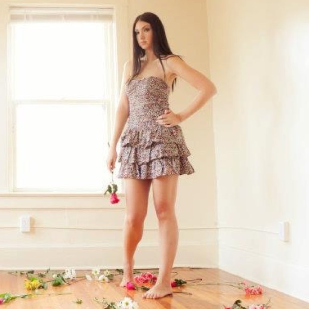 Express Strapless Dress